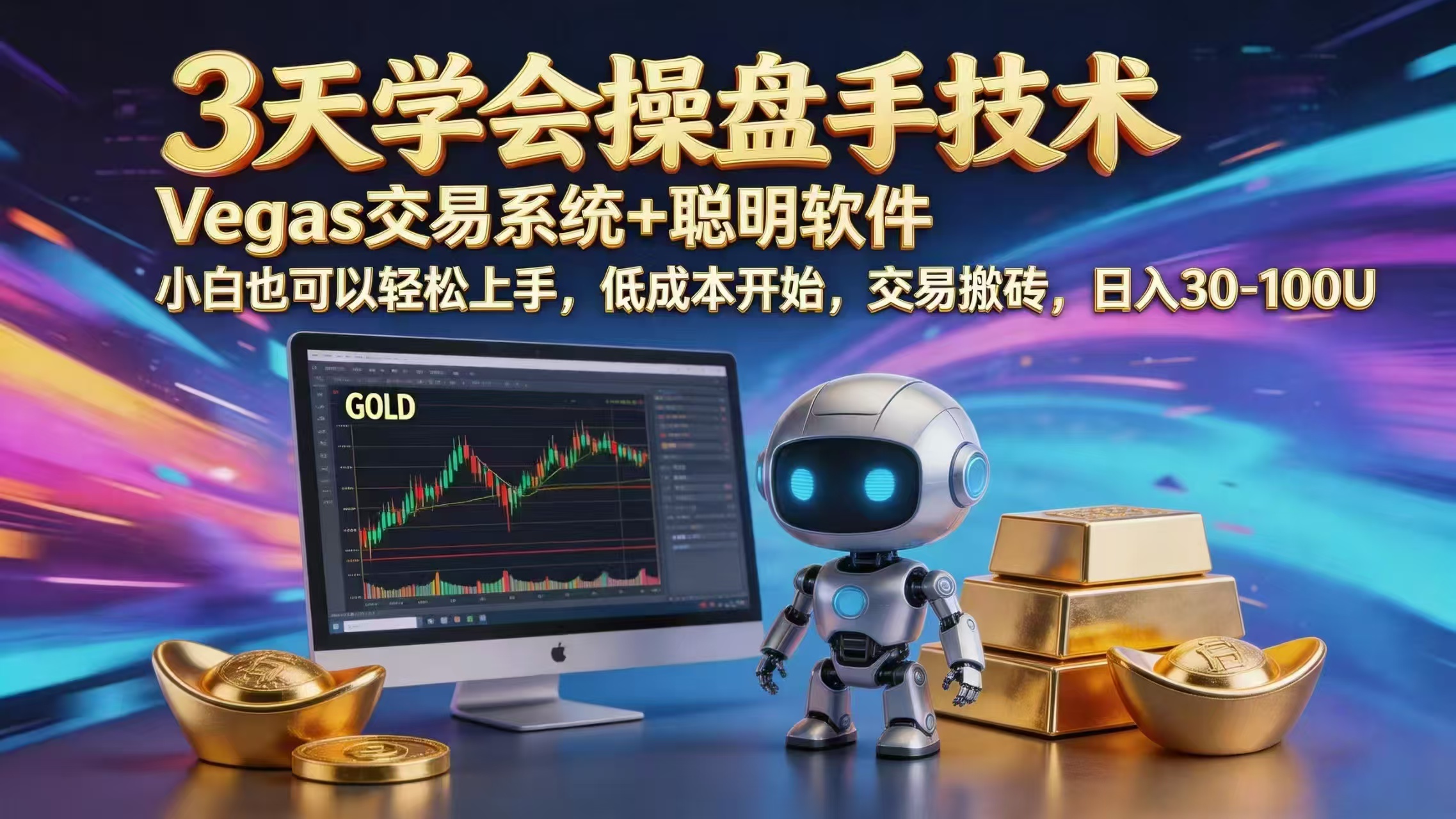 （18613期）三天学会操盘手技术，vegas技术+聪明软件，小白也可以轻松上手，日入1000+