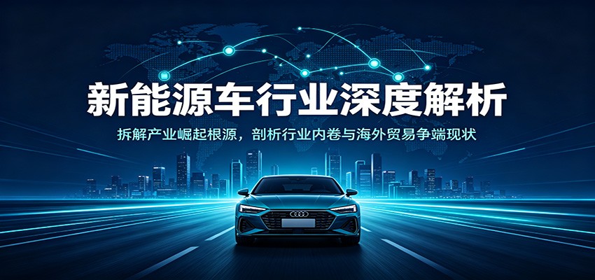 新能源车行业深度解析：拆解产业崛起根源，剖析行业内卷与海外贸易争端现状