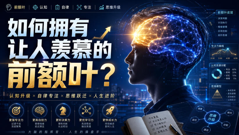 付费文:如何拥有让人羡慕的前额叶?