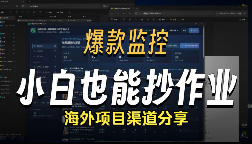 抖音爆款数据监控工具_海外网盘拉新渠道