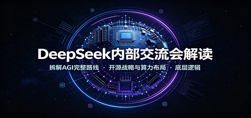 DeepSeek内部交流会解读:拆解AGI完整路线,开源战略与算力布局底层逻辑