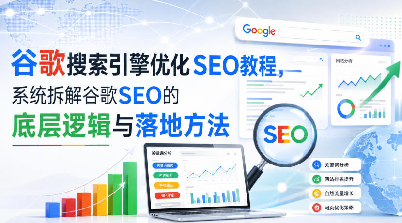 小白新君SEO·谷歌搜索引擎优化SEO教程,系统拆解谷歌SEO的底层逻辑与落地方法(部分更新2026)